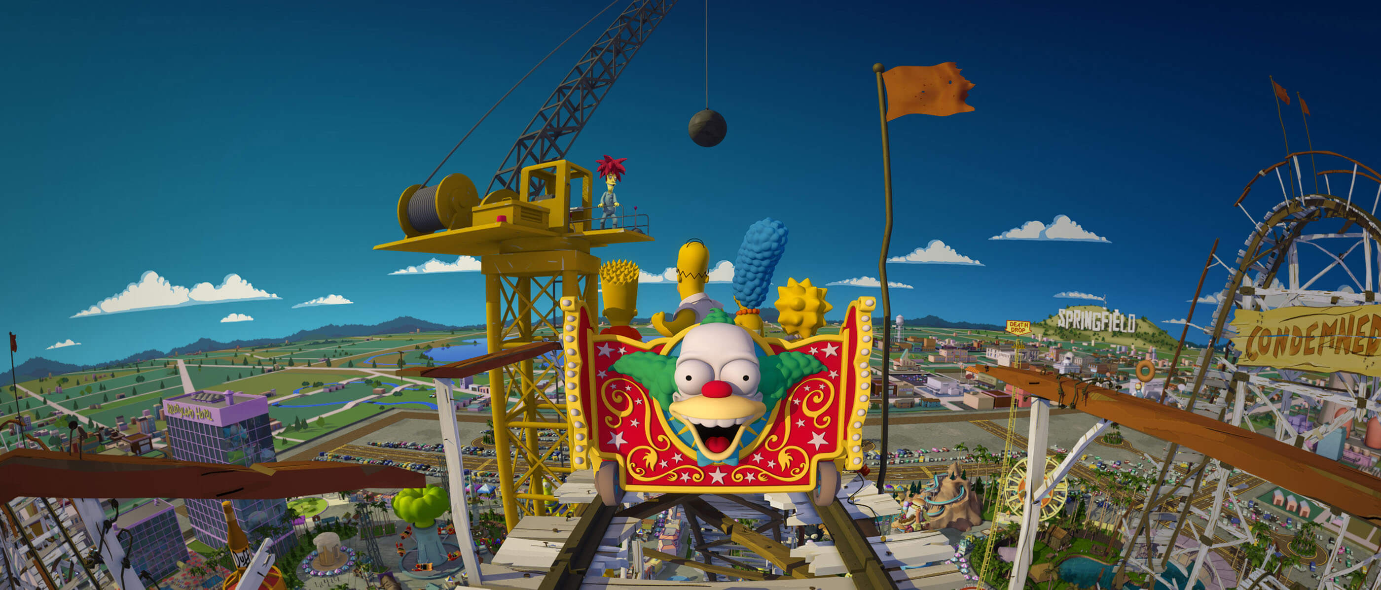 The Simpsons ride.