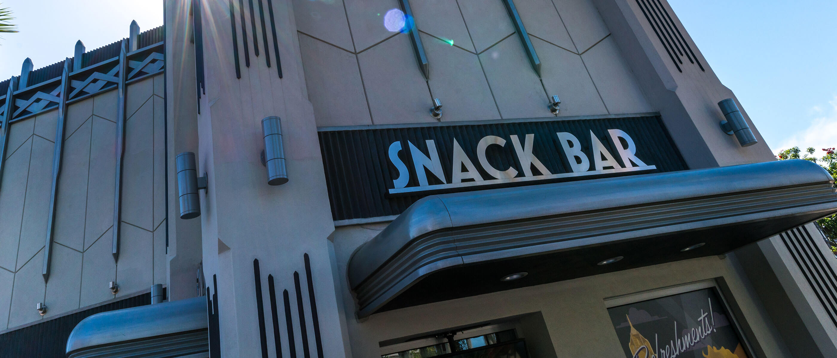 The Tower Snack Bar exterior.
