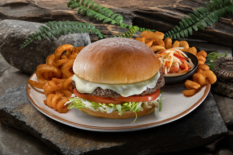 Isla Burger at Jurassic Cafe