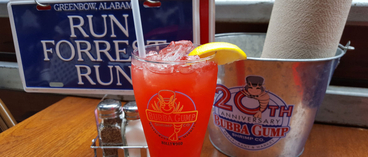 Drink at Bubba Gump's on CityWalk