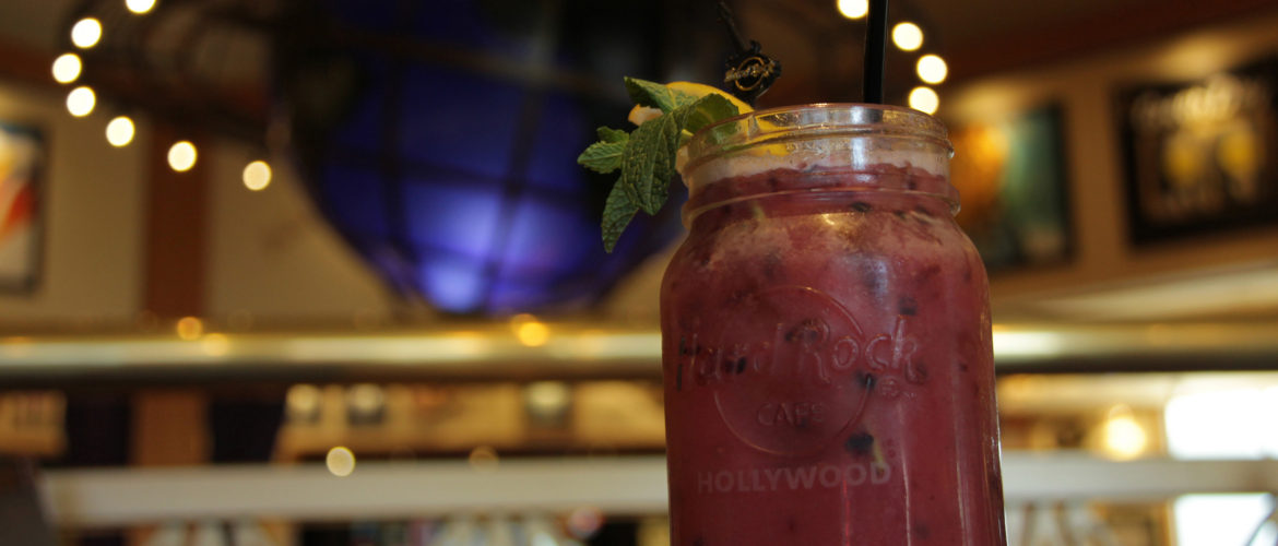 Drink at Hard Rock Cafe on CityWalk