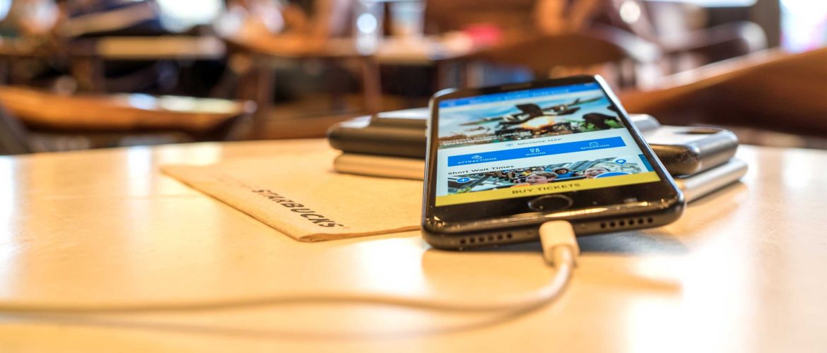 Phone plugged into charging cable