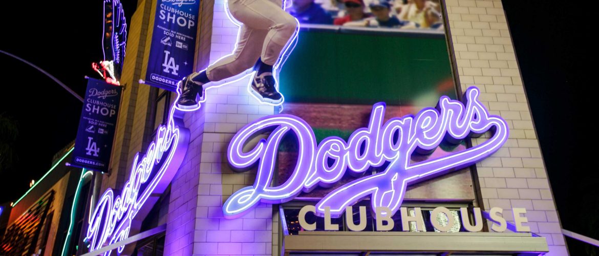 Exterior of Dodgers Clubhouse Store