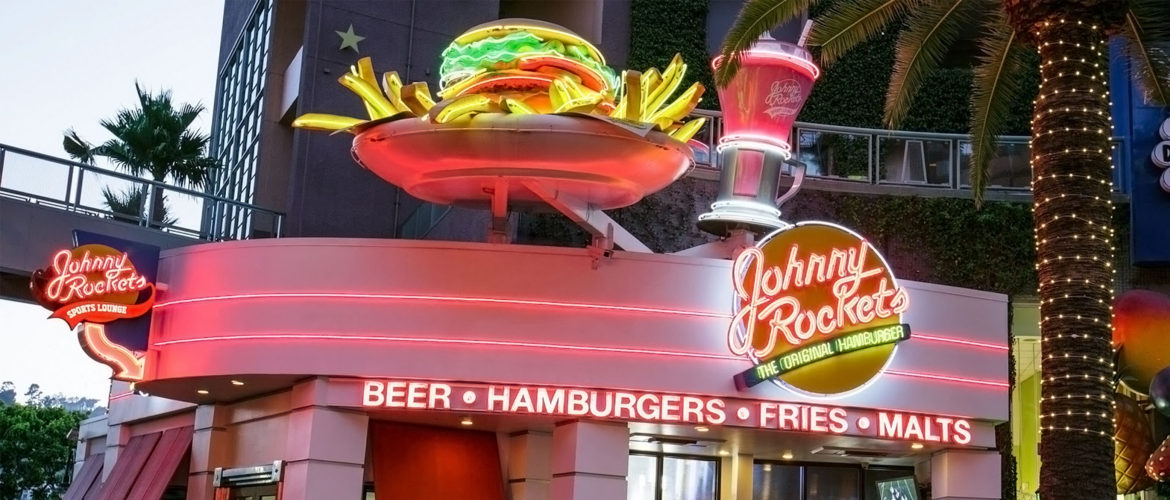 Johnny Rockets Restaurant Exterior