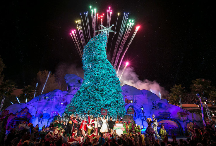 Hurray for the Holidays at Universal Studios Hollywood Whoville Christmas Tree