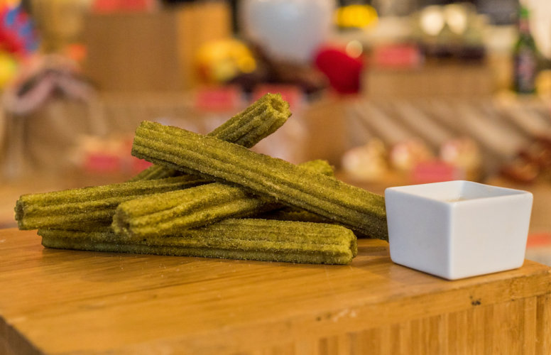 Green Tea Churro with White Chocolate Dip Insider Tips Food article - Lunar New Year 2019