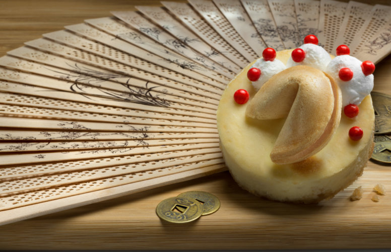 Ginger Cheescake with Fortune Cookie Crust Insider Tips Food article - Lunar New Year 2019