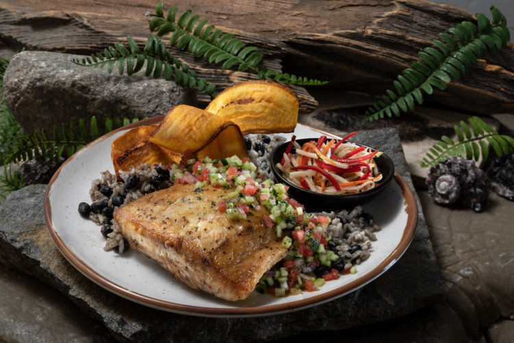 Jurassic Cafe - Fresh Roasted Red Snapper