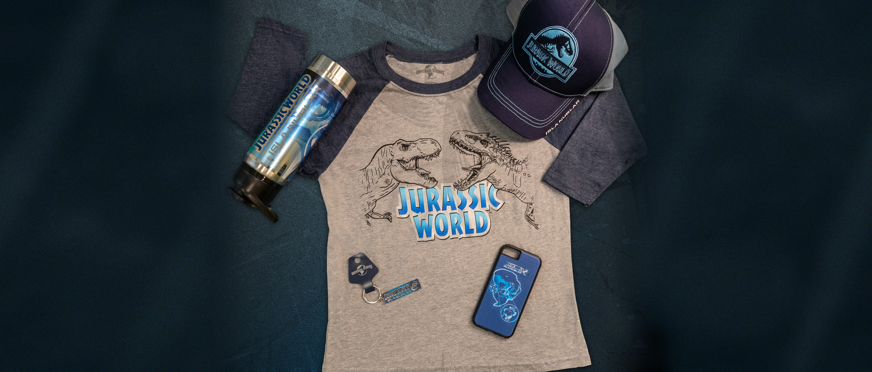 Merchandise from Jurassic Outfitters